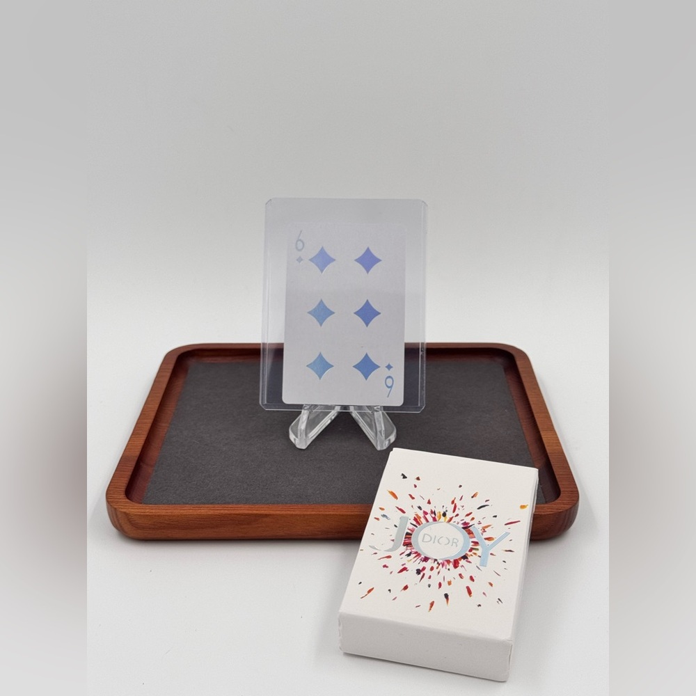 6 of Diamonds Collectible Dior Playing Card